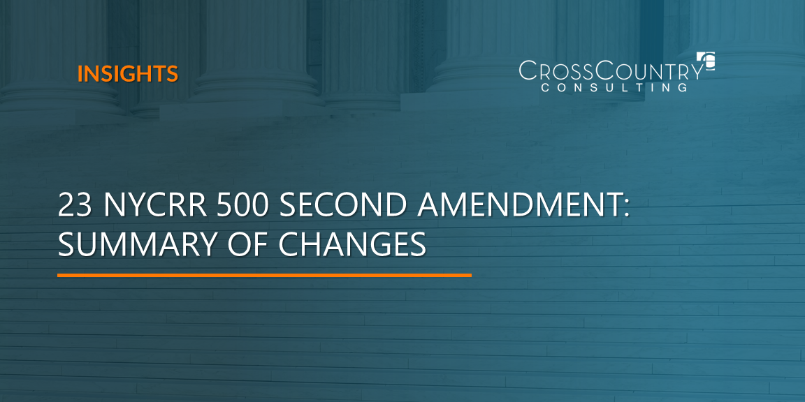 23 NYCRR 500 Second Amendment: Summary of Changes