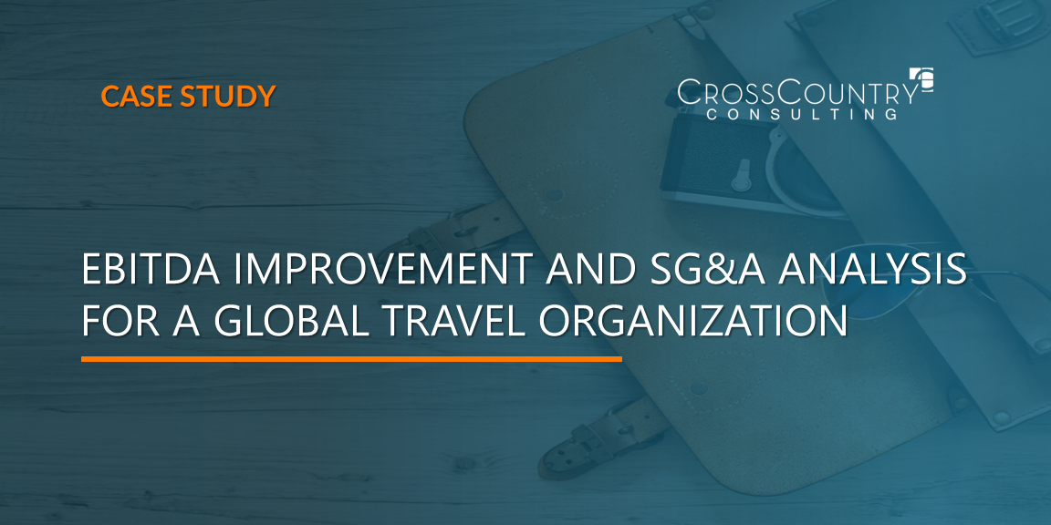 EBITDA Improvement and SG&A Analysis for a Global Travel Organization