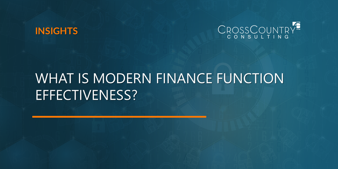 Modern Finance Function Effectiveness