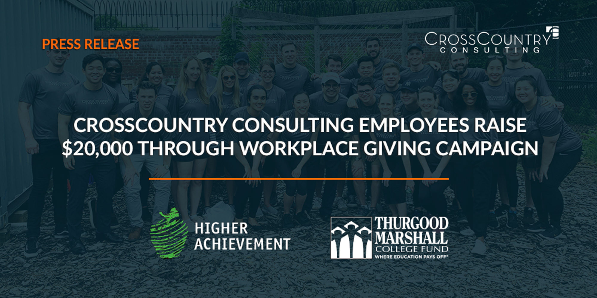 CrossCountry Consulting Employees Raise $20,000 through Workplace Giving  Campaign