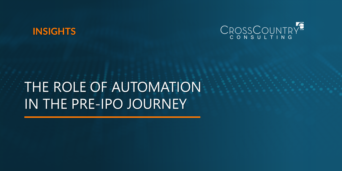 The Role of Automation in the Pre-IPO Journey