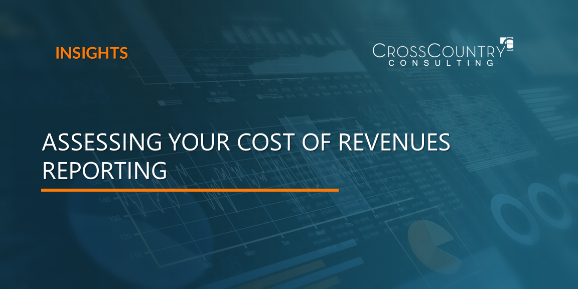 Assessing Your Cost of Revenues Reporting
