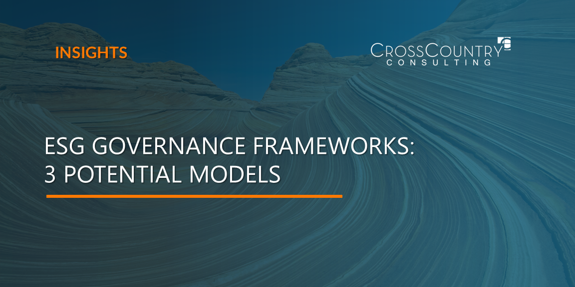 esg governance framework models