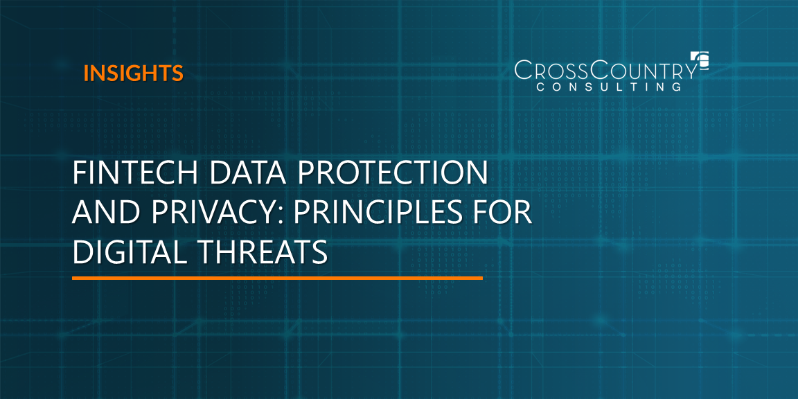 FinTech Data Protection and Privacy: Principles for Digital Threats