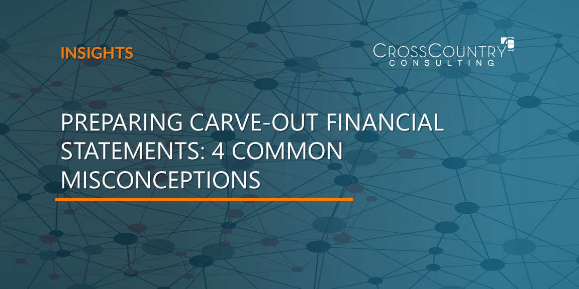 preparing carve out financial statements